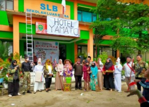 Antusiasme Siswa Siswi SLB Negeri Pembina Provinsi Kaltim Peringati Hari Pahlawan