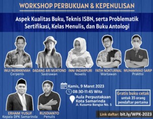 Besok, Dipursip Samarinda Gelar Workshop Pembukuan dan Kepenulisan