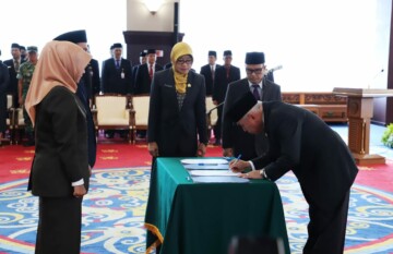 47 Pejabat di Lingkup Pemprov Dilantik, Gubernur : Laksanakan Tugas Sebaik-baiknya