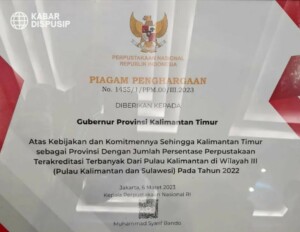 Dispusip Berau Sukseskan TPBIS, 14 Perpustakaan Sekolah dan Kampung Terakreditasi Tahun 2022