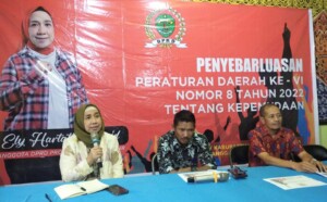 Gelar Sosialisasi Perda Nomor 8/2022, Ely Hartati Harap Pemuda Kaltim Menjadi Leader di Daerah