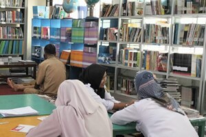 Perpustakaan SMPN 22 Samarinda Semakin Semangat Tingkatan Layanan