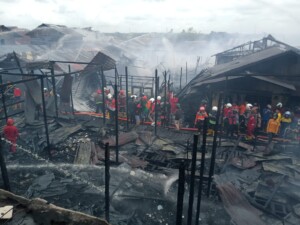 Kebakaran Landa Pemukiman di Temindung Permai