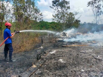 Kebakaran Lahan Terjadi di Dua Lokasi Berbeda di Kukar