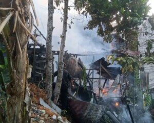 Kebakaran di Perbukitan Jalan Jelawat, 2 Rumah Jadi Arang