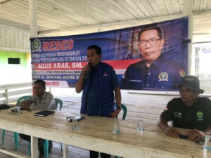 Agus Aras Terima Aspirasi Warga Desa Kadungan