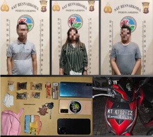 Sat Reskoba Polresta Samarinda Bekuk Kurir Sabu-sabu dan Ganja