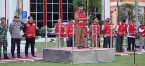 Sekda Kukar Pimpin Apel Siaga Lebaran 1445 Hijriah