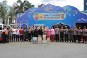 Kapolresta Kunjungi Pos Pengamanan Idulfitri 1445 Hijriah