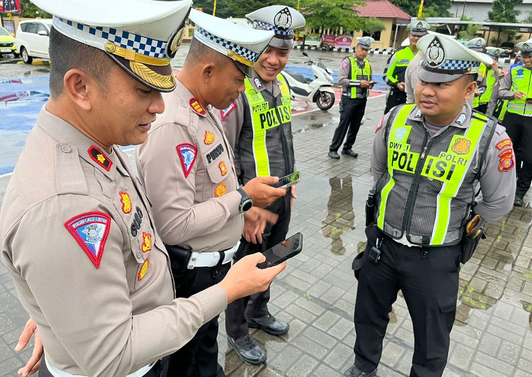 Cegah Personelnya Terjerat Judi Online, Polresta Samarinda Gelar Razia HP