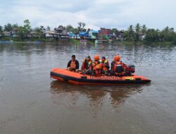 Buruh Angkut Sembako Hilang Terseret Arus Sungai Belayan Kukar