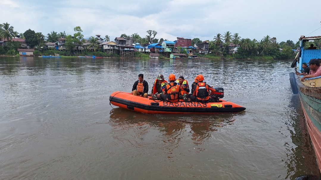 Buruh Angkut Sembako Hilang Terseret Arus Sungai Belayan Kukar