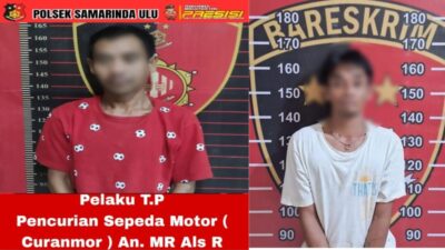 Dua Kasus Curanmor di Samarinda Terungkap, Pelaku Ditangkap Polisi