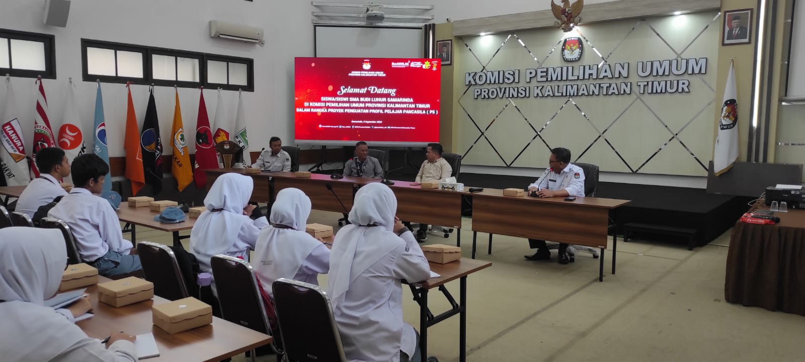 KPU Kaltim Edukasi Siswa tentang Kesadaran Demokrasi dan Partisipasi Pemilu