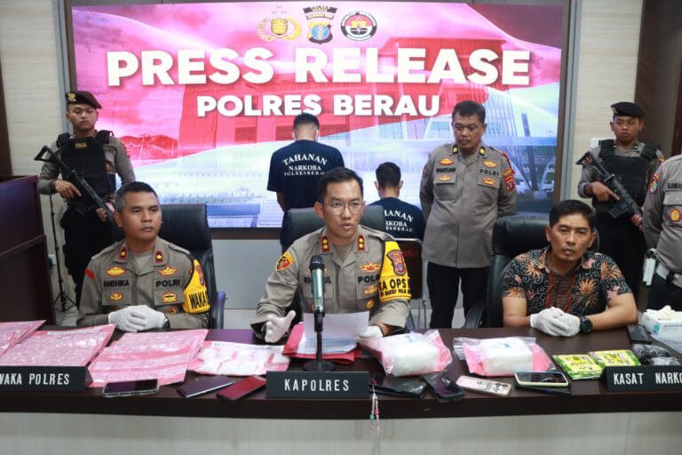 Sat Resnarkoba Berau Amankan 2,5 Kg Sabu dalam Operasi Penangkapan di Tarakan