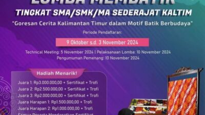 BI Kaltim Gelar Lomba Membatik 2024, Tunjukkan Kreativitas Pelajar Kaltim