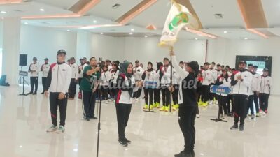 Atlet Pra Popnas Kaltim 2024 Dilepas, Targetkan Prestasi Maksimal di Kendari