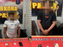 Polres Paser Tangkap Dua Pemuda, Total BB Hampir 5 Gram Sabu