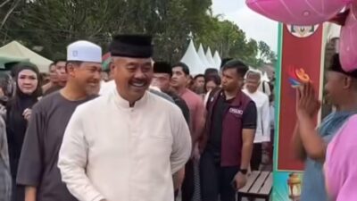 Bupati Kukar Resmikan Lorong Pasar Ramadan 2025, Dorong UMKM Lokal