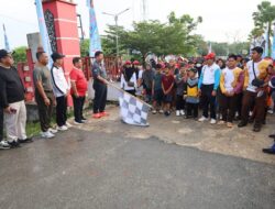 Warga Muara Badak Antusias Ikuti Jalan Sehat Bersama Forkopimda Kukar