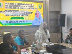 Hj. Syahariah Masud Sosialisasikan Perda Pencegahan Narkoba di Desa Pait, Long Ikis
