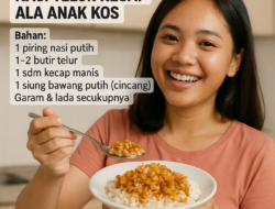 Anak Kos Wajib Coba! Resep Masakan Praktis, Murah, dan Enak Anti Ribet
