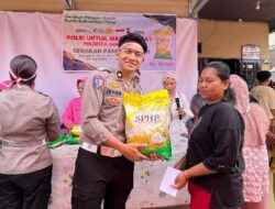 Polresta Samarinda dan Bulog Gelar Gerakan Pangan Murah, Warga Antusias Borong Beras Murah