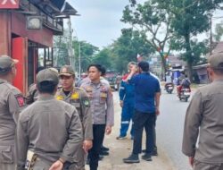Satpol PP Kukar Gelar Penertiban PKL Demi Kelancaran Pembangunan Drainase di Sangasanga