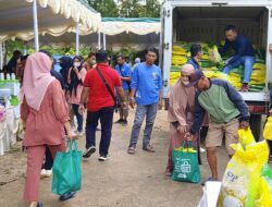 DKPP Samarinda Gelar Gerakan Pangan Murah di Mugirejo