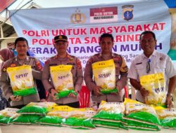 Gerakan Pangan Murah di Palaran Diserbu Warga, 2 Ton Beras Bulog Habis dalam Hitungan Jam