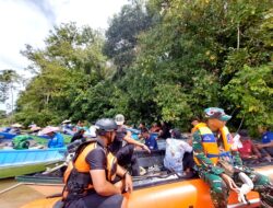 Perahu Ketinting Adu Kuat dengan LCT di Sungai Belayan, 1 Orang Hilang
