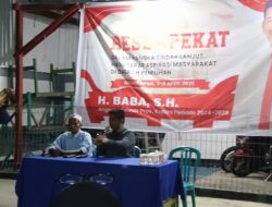 H. Baba Gelar Besempekat di Telaga Sari, Aspirasi Warga Balikpapan 2026 Mulai Direalisasikan
