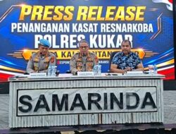 Jejak Lima Paket Terbongkar, Kasat Narkoba Kukar Jadi Tersangka